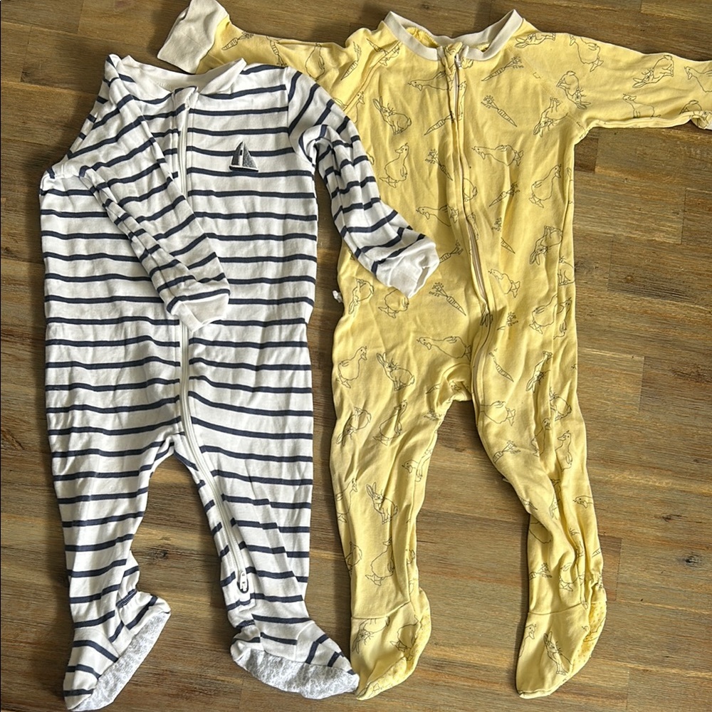 Striped and Yellow Kids One Pieces